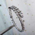 Bvlgari Serpenti Bracelet 6MM Silver Cubic Zirconia