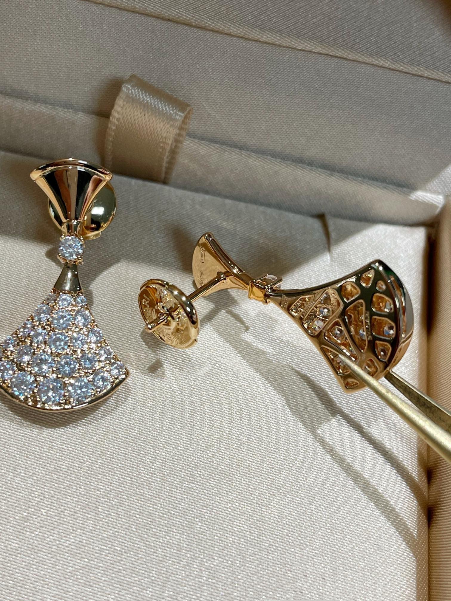 Bvlgari Dream Earrings Cubic Zirconia