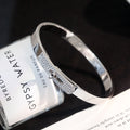 Hermes Kelly Silver Cubic Zirconia Bracelet