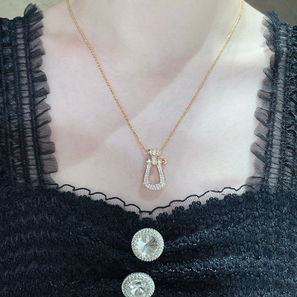 Dior Force 10 Large Model Cubic Zirconia Neckalce