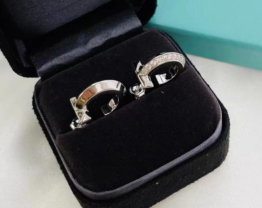 Tiffany T1 Hoop Cubic Zirconia Earrings