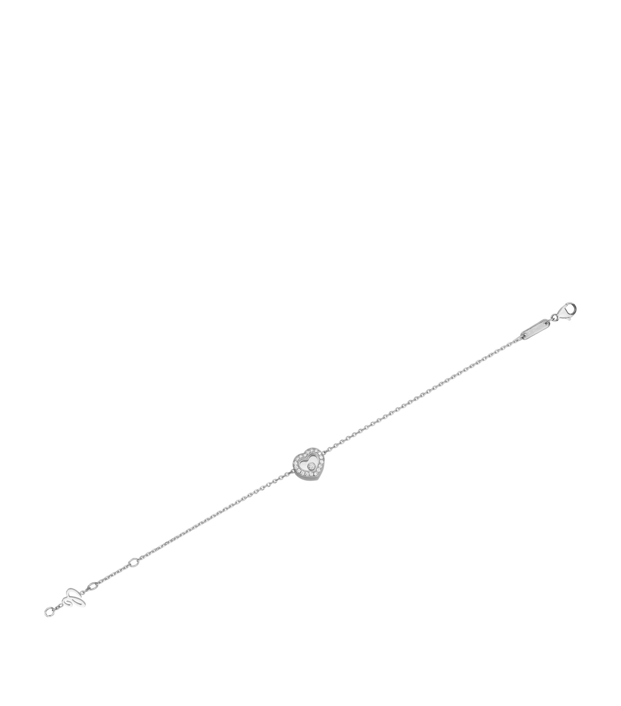 Chopard Happy Heart Bracelet Silver Cubic Zirconia