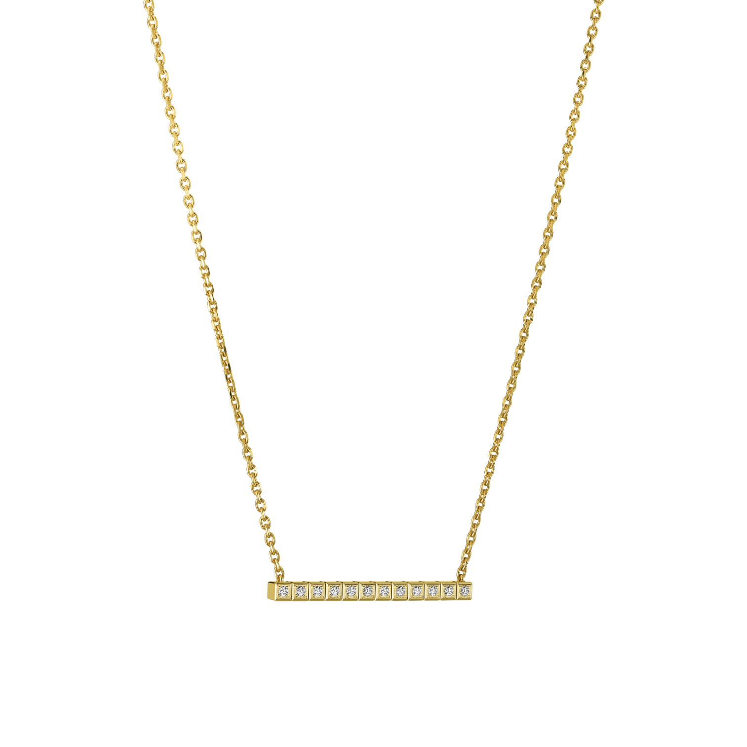 Chopard Ice Cube Full-Set Cubic Zirconia Necklace