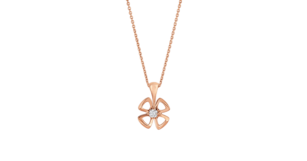 Bvlgari Fiorever Necklace Cubic Zirconia Center