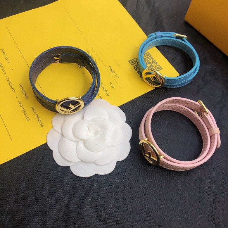 Fendi F Gold Bracelet