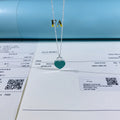 Tiffany Small Heart Tag Pendant Sterling Silver