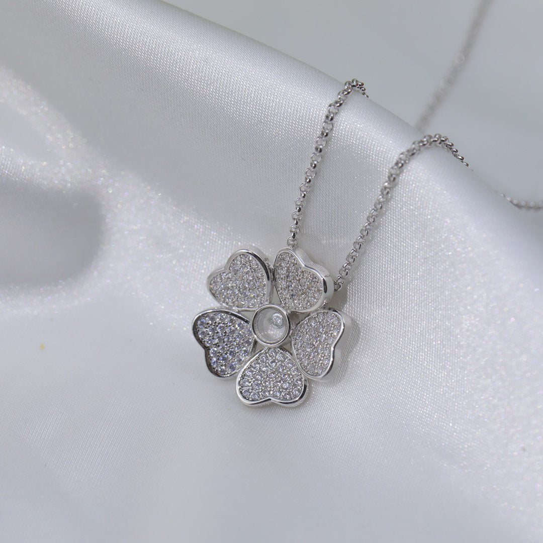 Chopard Happy Pendant Cubic Zirconia Necklace