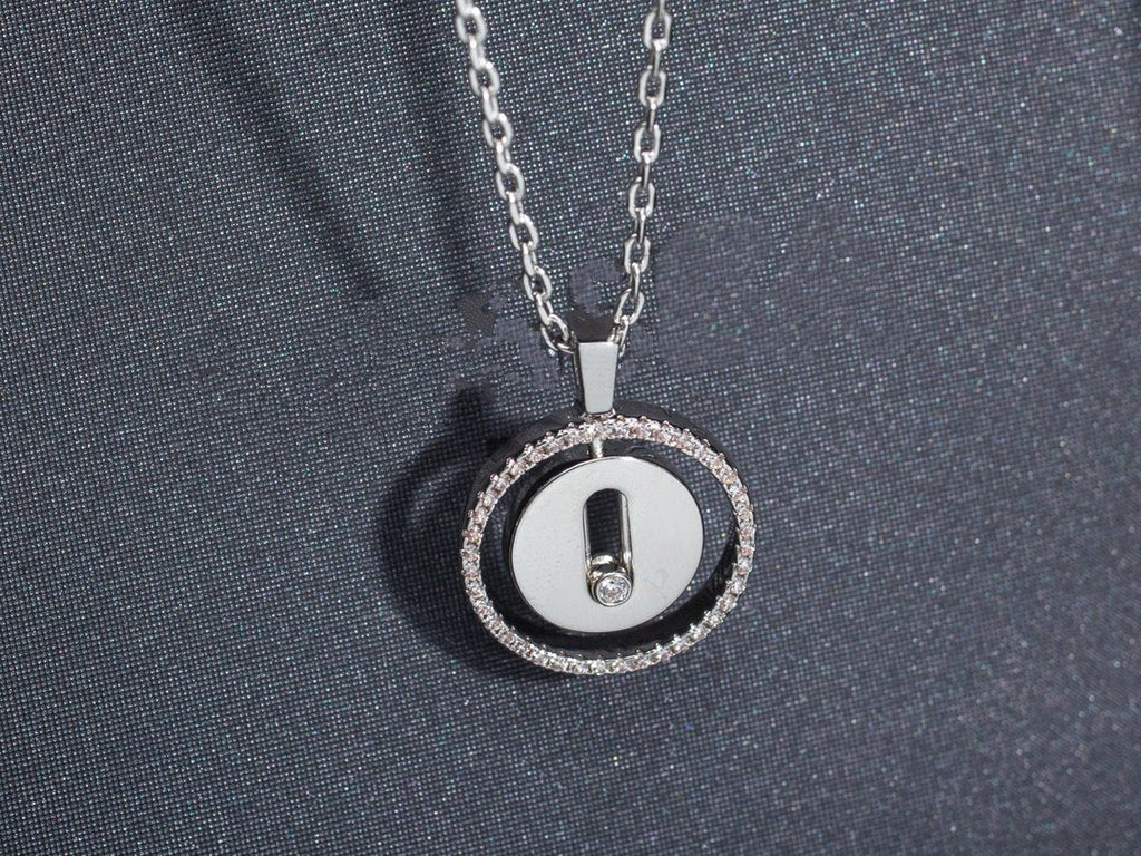 Messika Lucky Move PM Necklace Silver Cubic Zirconia