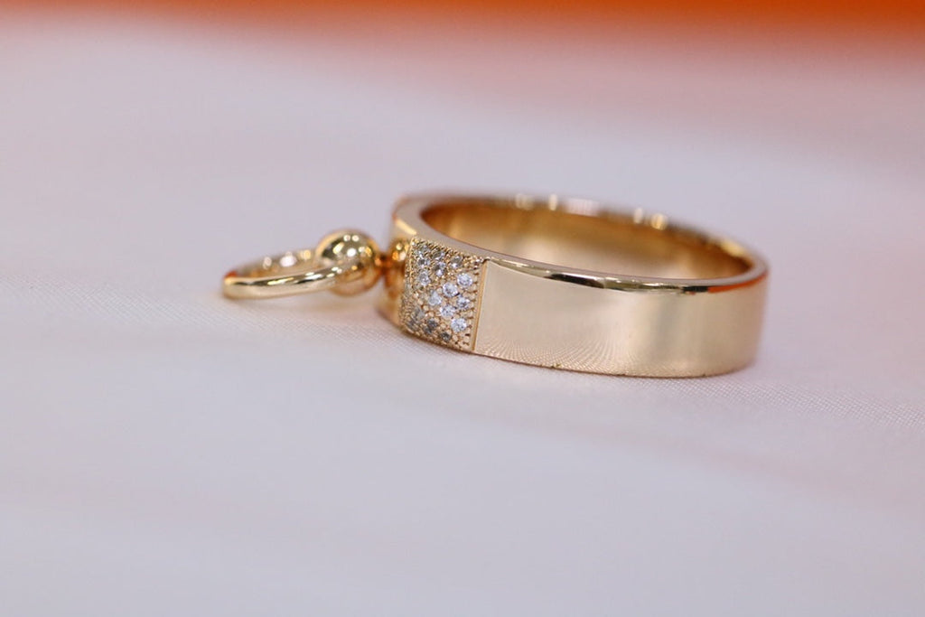 Hermes HM Ring Diamond Bracelet