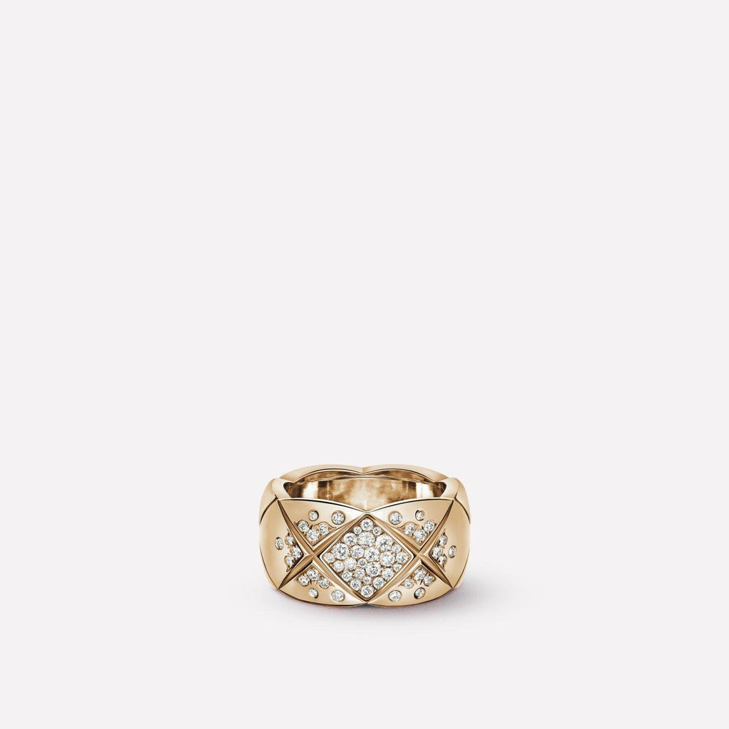 Chanel Crush Ring Pink Gold Cubic Zirconia