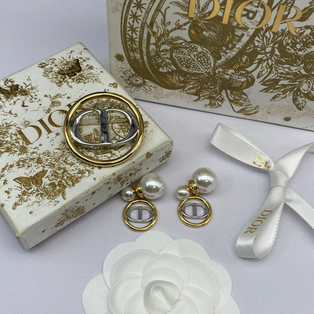 Dior CD Brooch 177770