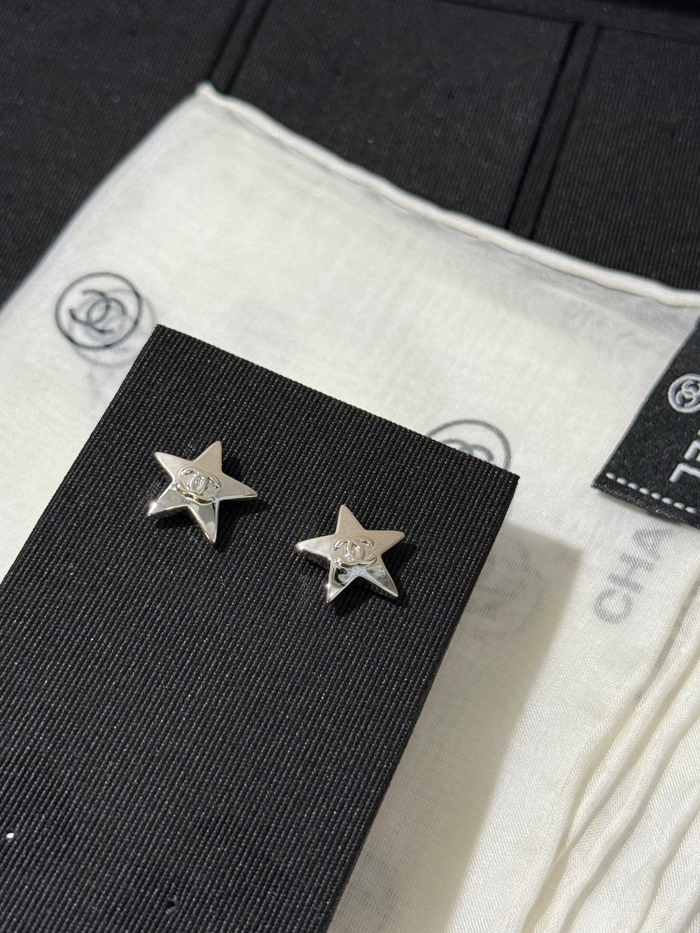 Chanel 2026 Star Double C Small Earrings