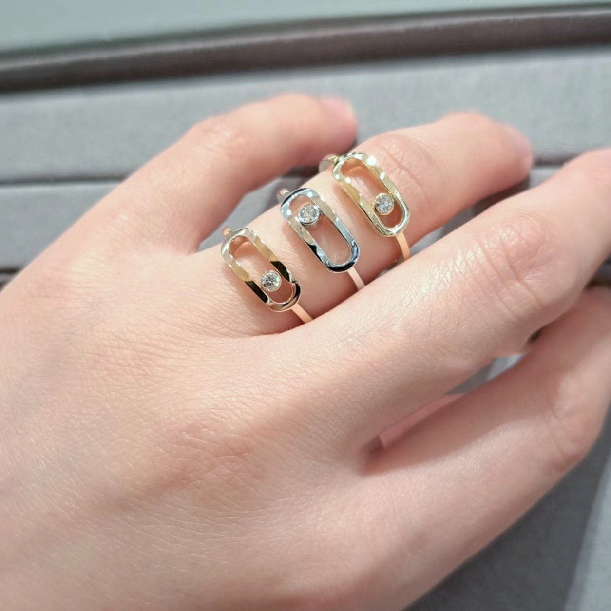 Messika Move Uno 1 Cubic Zirconia Ring