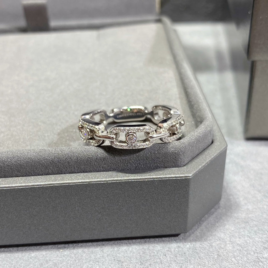 Messika Move Link Paved Cubic Zirconia Ring