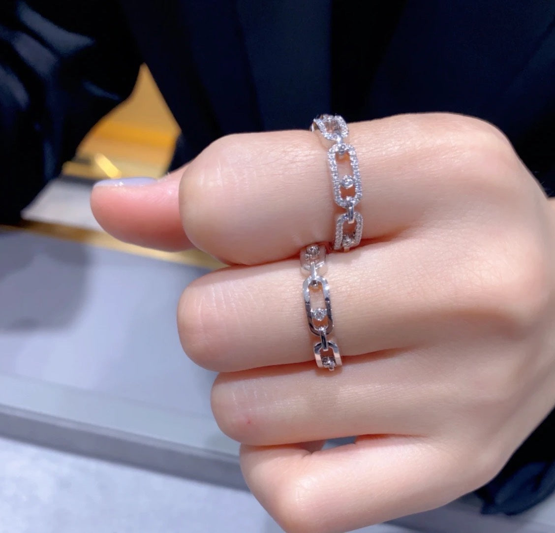 Messika Move Link Cubic Zirconia Ring